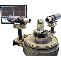 Double light tube angle measuring instrument