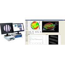 Wavelength tuning interferometer fringe analysis system